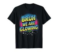 Bruh We Are Glowing Retro Hello Summer Glowing Era Group T-Shirt