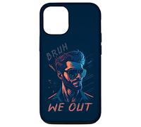 Bruh We Out Fin d'Année Scolaire Vacances d'été Bonjour Été Coque pour iPhone 12/12 Pro