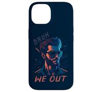 Bruh We Out Fin d'Année Scolaire Vacances d'été Bonjour Été Coque pour iPhone 14