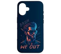 Bruh We Out Fin d'Année Scolaire Vacances d'été Bonjour Été Coque pour iPhone 16