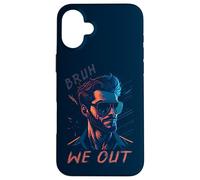 Bruh We Out Fin d'Année Scolaire Vacances d'été Bonjour Été Coque pour iPhone 16 Plus