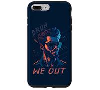 Bruh We Out Fin d'Année Scolaire Vacances d'été Bonjour Été Coque pour iPhone 7 Plus/8 Plus