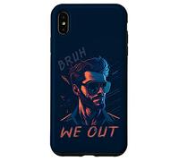 Bruh We Out Fin d'Année Scolaire Vacances d'été Bonjour Été Coque pour iPhone XS Max