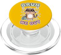 Bruh We Out Last Day of School Cat Lover Professeurs Et Élèves PopSockets PopGrip pour MagSafe