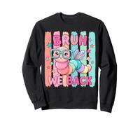 Bruh We, Professeur de Filles, Stripe Caterpillar Sweatshirt