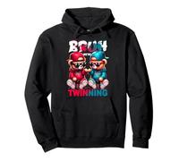 Bruh We're Twinning Boys Twin Day Spirit Week Ours en Peluche pour Enfant Sweat à Capuche