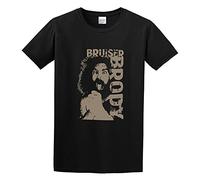 Bruiser Brody Wrestling Legend Retro Fans Only Graphic Tee Unisex 100% Cotton Short-Sleeve T-Shirts Black L