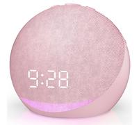 Bruit Blanc: Veilleuse Bruit Blanc Bebe Adulte Sommeil Réveil Enceinte Bluetooth sons de la Nature 32 Niveaux de Volume 7 Minuteries White Noise Machine Moderne Horloge Numérique Chambre Salon