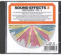 Bruitages : Sound Effects Vol. 3 - Voiture, Tracteur, Grands Magasins, Rue De Ville