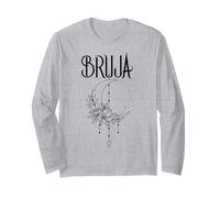 Bruja Witch Latina Halloween Chula Shirt Espagnol Latina Manche Longue