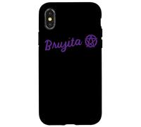 Brujita Petite Bruja Sorcière Halloween Mexicana Latina Coque pour iPhone X/XS