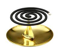 Brûle-encens à | Récipient à Cendres en métal ignifugé,Brûle-Encens de Style Zen pour Extérieur - pour Intérieur, Chambre, Salon, Cuisine, Pont, Jardin, Pique-Nique, Pêche, Randonnée