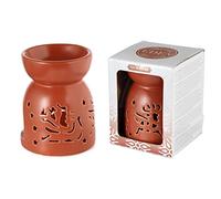 Brûle Essence pour Cire parfumée en céramique - Père Noël et Luge - Rouge