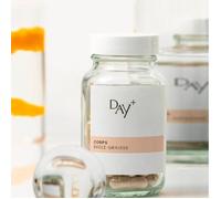 DAY+ | Brûle-Graisse | Complément alimentaire Minceur | Favorise la perte de poids, Brûleur de graisses, Action Drainante | Guarana Bio, Konjac, L-carnitine, Chrome | 60 gélules - Cure 1 mois