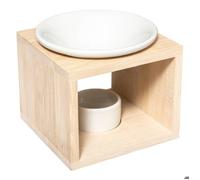Le Comptoir de la Bougie – Brûle-parfum en céramique Bambou 11 cm Naturel