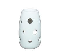 Brûle Parfum Brûleur Fondant Cire Parfumée - Diffuseur Huile Essentielle et Parfum d’Ambiance - Bougeoir Aromathérapie en Céramique pour Bougie Chauffe-Plat - Hauteur : 13 cm - Classic - Zen’Arôme