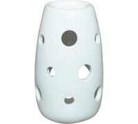 Brûle Parfum Brûleur Fondant Cire Parfumée-Diffuseur Huile Essentielle Et Parfum D'ambiance-Bougeoir Aromathérapie En Céramique Pour Bougie Chauffe-Plat-Hauteur : 13 Cm-Classic-Zen¿Arôme