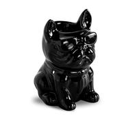 Brûle-Parfum Céramy Boubou - Atmosphère Parfumée - Objet Artisanal à la Mode -Aromathérapie Facile - Brûleur Fondant parfumé - Déco Bouledogue - Figurine Chien - 45 ML - H 15,5cm - Zen’Arôme