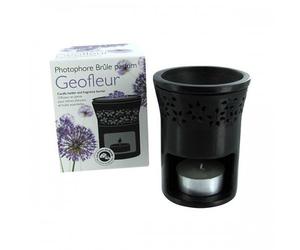 Brûle-parfum en pierre noire