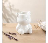 Brûle-parfum ourson teddy en céramique, ambiance cosy