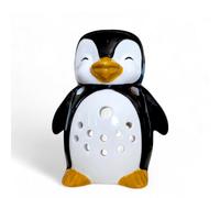 Brûle-Parfum Pingouin Céramique Diffuseur Huile Parfumée -H 12,5cm