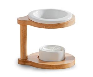 Brûle-Parfum Ronda - Série Simplicity - CraftAroma - Aromathérapie Facile - Elements Amovibles - Objet Déco DIY Créatif Élégant - Brûleur Fondant et Senteur -50 ML - H 12 cm - Zen’Arôme
