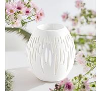 Brûle parfum série céramy ovali blanc
