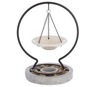 Brûle-Parfum Suspendu "Pierres" 24cm Gris