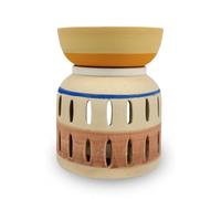 Brûle-Parfum Vaso - Série Creativity - CraftAroma - Aromathérapie Facile - Peint à la Main - Objet DIY Créatif Ludique - Intérieur Récréatif parfumé -Brûleur Fondant - 100 ML - H 12 cm - Zen’Arôme