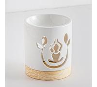 Brûle parfum yori Il sera accompagné de 2 fondants parfumés ainsi que d'une bougie chauffe plat.