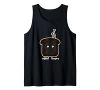 Brûlé Toast miettes de fumée Cendres Pain brûlé grillé Débardeur