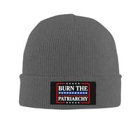 Brûler Le Patriarcat Homme Femme Bonnet De Pêcheur Coupe-Vent Bonnets Tricoté Souple Bonnet De Trawler pour Sport Course À Pied Le Quotidien