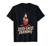 Bruler par Les Deux Bouts Propulse Au Depit Humour Noir T-Shirt