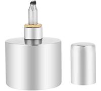 Brûleur à alcool - 200 ml - Petit brûleur à alcool de laboratoire - En acier inoxydable 304 - Mini lampe à alcool classique épaisse avec mèche pour laboratoire de biochimie (alcool non inclus)