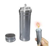 Brûleur à Alcool Lampe - Brûleur à Alcool Portable Métallique 30ml | Équipement D'éclairage Léger Pour Accompagner Randonnée Pique-Nique Activités Extérieures