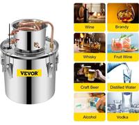 Brûleur à alcool, thermomètre intégré, design compact, 5 Gal