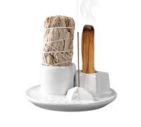 Brûleur à Bâtonnets d'Encens | Porte-Encens pour Salle de Méditation | Brûleur Multifonction Céramique Décoratif pour Relaxation Sauna Salon Spa Chambre