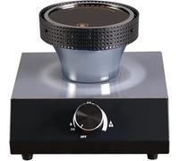 Brûleur à café à siphon, brûleur à siphon halogène, réchaud à café avec contrôle de la température, interrupteurs rotatifs, chaleur réglable, économie d'énergie, pas de flamme nue, for cafetière à sip