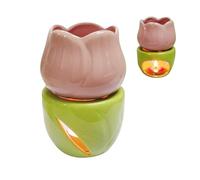 Brûleur à cire fondue - Parfum d'ambiance de 10,9 cm - Chauffe-cire - Grand brûleur parfumé de 180 ml pour bureau, salon, chambre à coucher, décoration d'intérieur colorée et aromathérapie