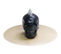 Brûleur À Cône D'encens du Crâne - Résine Backflow Backflow Holder | Brûleur De Bâton Créatif sur Le Thème De L'horreur pour La Maison, La Chambre Et La Décoration Gothique | Décoration d'halloween |