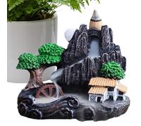 Brûleur à encens conique - Support pour incendie de fontaine, parfum de la maison, décoration spirituelle zen pour salon, salle d'étude, salle de thé, salle de bain