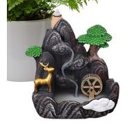 Brûleur à encens conique - Support pour incendie de fontaine, parfum de la maison, décoration spirituelle zen pour salon, salle d'étude, salle de thé, salle de bain