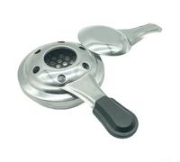 Brûleur à fondue portable, chauffe-chocolat et fromage en acier inoxydable pour le camping, casserole chauffante d'extérieur installation simple pour s'amuser en groupe, 27 x 9,5 x 4,5 cm