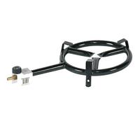 Vaello Campos Réchaud à gaz 40 cm 2 feux Butane Noir
