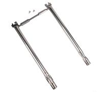 Brûleur à gaz de rechange pour barbecues Weber I II série 200 avec commande frontale fabriqué en acier inoxydable 304 pour une stabilité optimale de la flamme