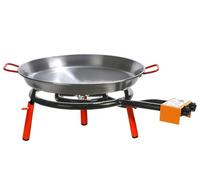 Brûleur à gaz modèle 400 + Poêle pour paëlla poli 46 cm. + Jeu de 3 Pieds surtable
