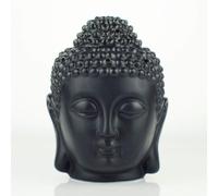 Brûleur À Huile D'aromathérapie En Céramique - Tête De Bouddha - Diffuseur D'huiles Essentielles - Brûleur D'encens Indien Tibétain S (Blanc)