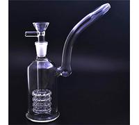 Brûleur à huile en verre épais avec filtre à cendres de 14 mm (B) 20,3 cm
