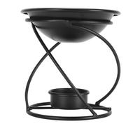 Brûleur à Huile Essentielle en Métal, Brûleur à Huile de Cire en Métal Sûr, Conduction Thermique Rapide, Bords Arrondis, Fer pour Le Salon (Tapez B)