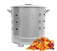 Brûleur à papier - Brasero en métal avec couvercle | Cheminées d'extérieur pour jardin, terrasse, cour, fournitures de camping